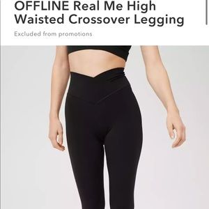 NWT aerie Offline Crossover Waist Real Me Legging